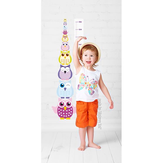 Children's growth chart - Owl
