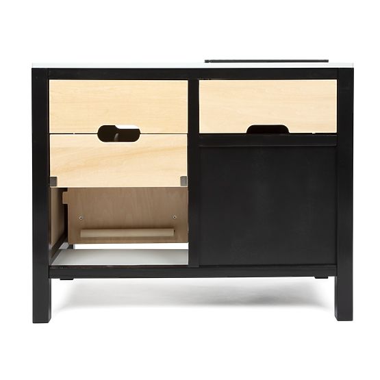 Children's Industrial Kitchen with Kitchen Island