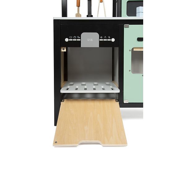 Children's Industrial Kitchen with Kitchen Island