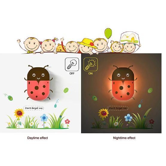 Children's LED Nightlight - Ladybird