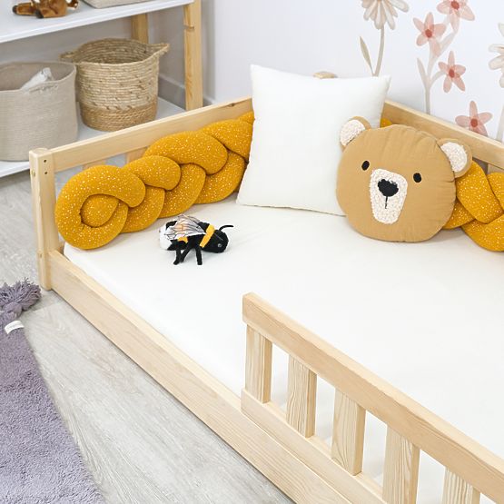 Children's Low Bed Montessori Meadow - Natural