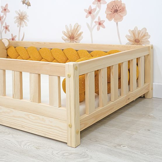 Children's Low Bed Montessori Meadow - Natural