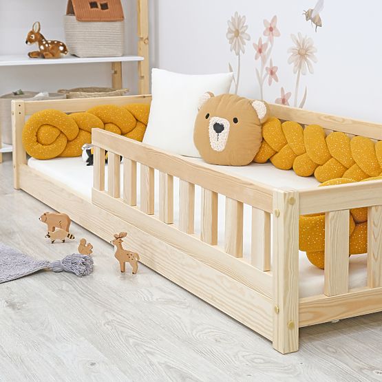 Children's Low Bed Montessori Meadow - Natural