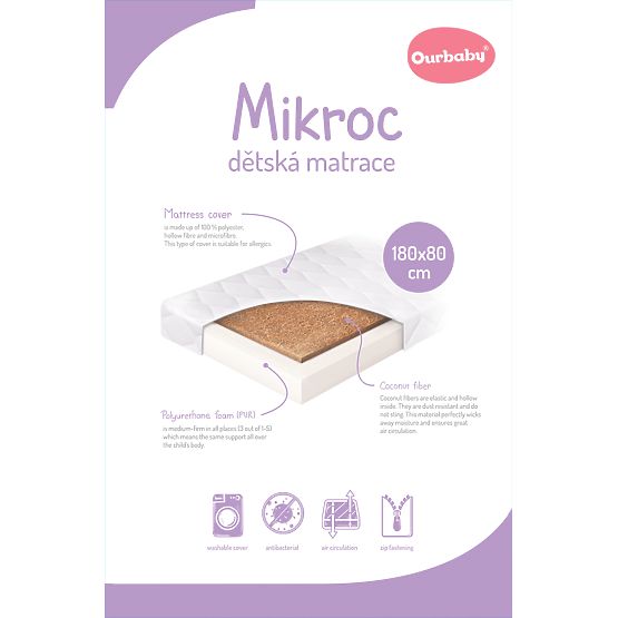 Children's Mattress MIKROC 180x80