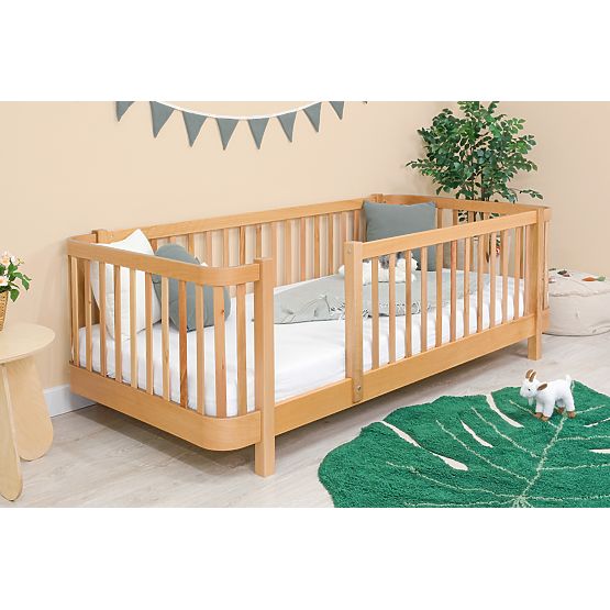 Children's Montessori beech bed Kate