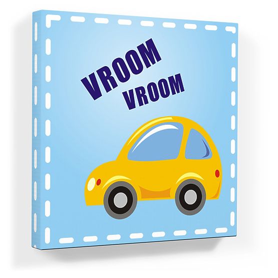 Children's Picture No. 01 - Yellow Car