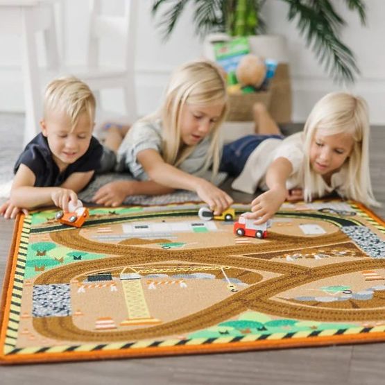 Children's play mat Construction site
