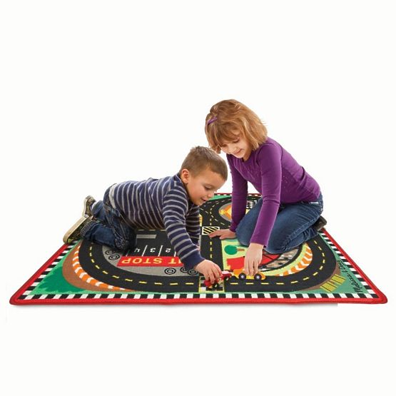 Children's play mat Racing track