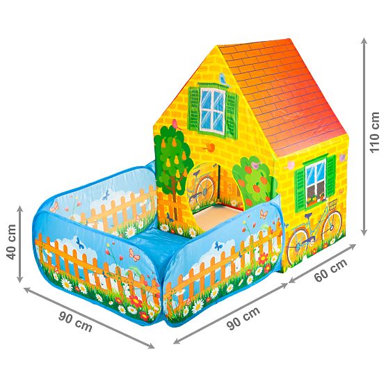 Children's Play Tent House Dry Pool Farm IPLAY