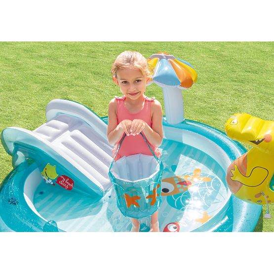 Children's pool with slide