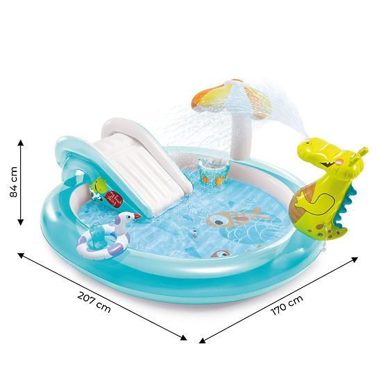 Children's pool with slide
