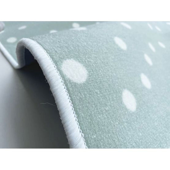 Children's rug Dots - mint