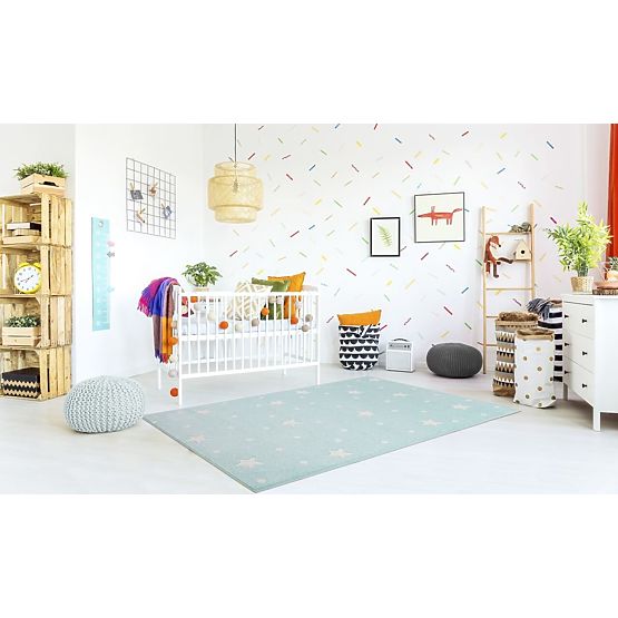 Children's rug HEAVEN mátovo/ white