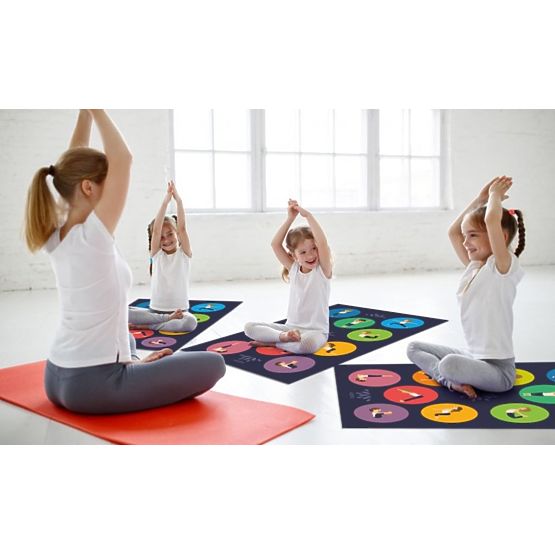 Children's rug - Playful yoga