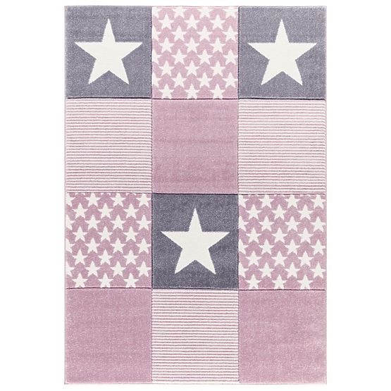 Children's rug STARWALK pink