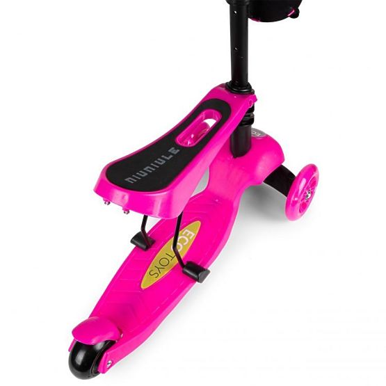 Children's scooter and bouncer Ladybug - pink