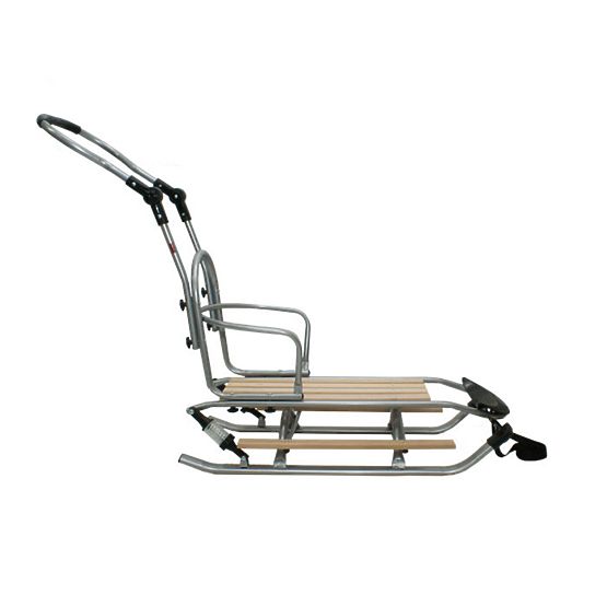 Children's sled with seat - Dark gray