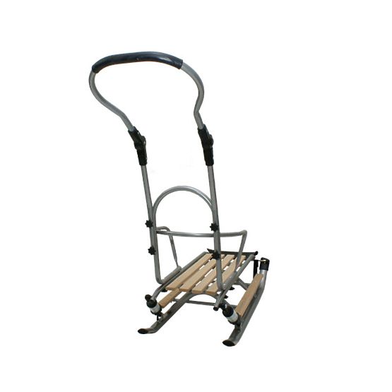 Children's sled with seat - Dark gray