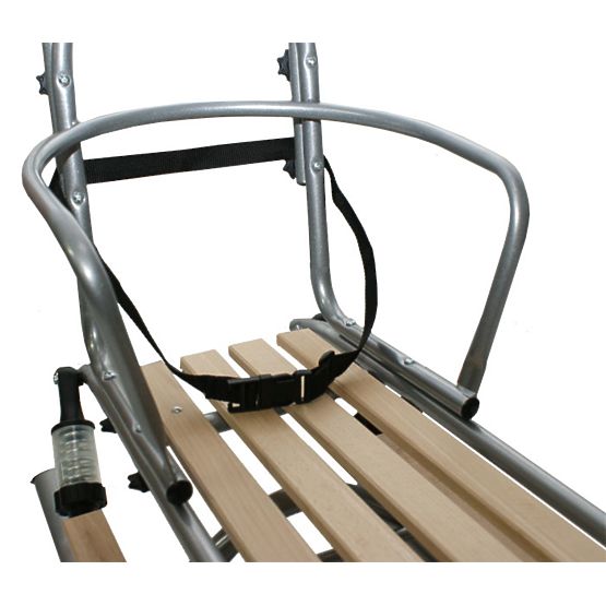 Children's sled with seat - Dark gray