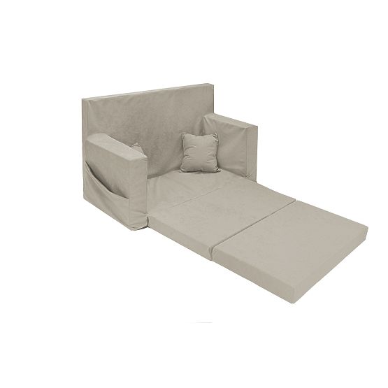 Children's sofa bed Classic - Light grey