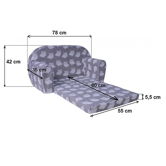 Children's Sofa - Space Dinosaurs