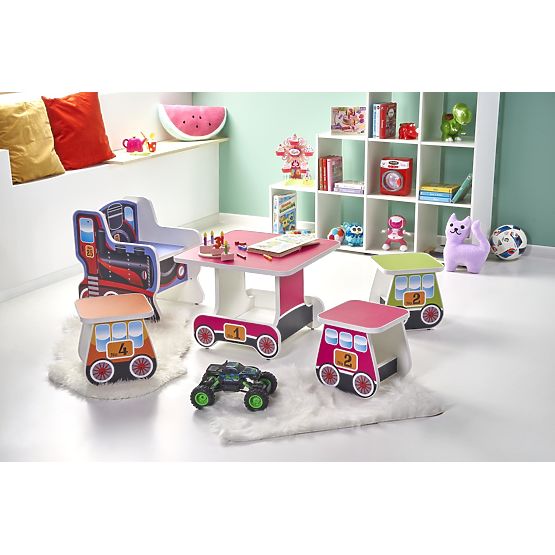 Children's Stool Lokomo Pink