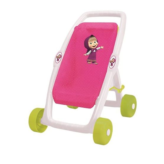 Children's stroller for dolls Masha and the bear