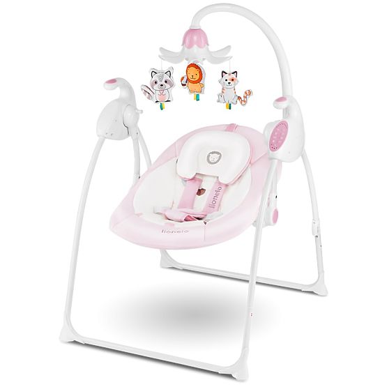 Children's swing LIONELO Robin - pink