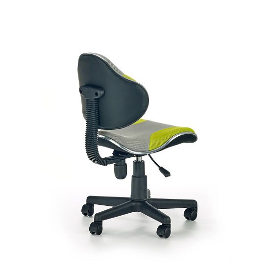 Children's swivel chair Flash - grey-green