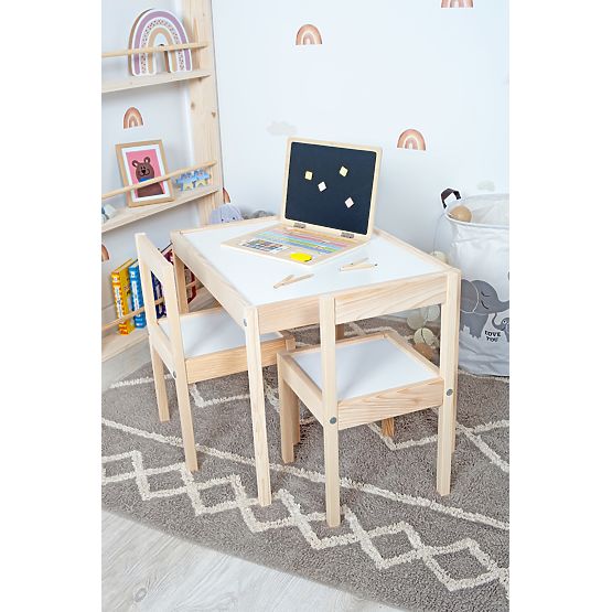 Children's table and 2 LETTO chairs