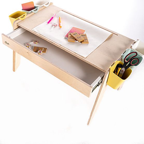 Children's Table and Two Chairs Set with Accessories
