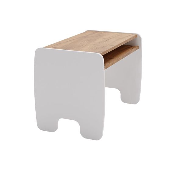 Children's Table Timi + Chair in White / Golden Oak Craft Color