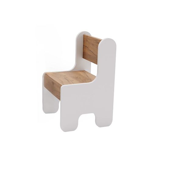 Children's Table Timi + Chair in White / Golden Oak Craft Color