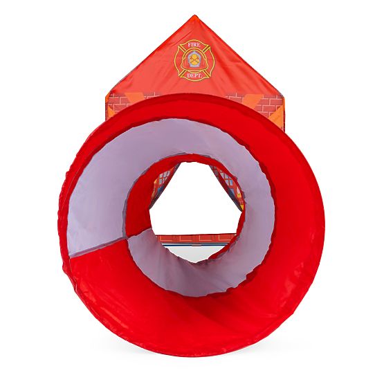 Children's Tent with Tunnel Fire Station Playground IPLAY