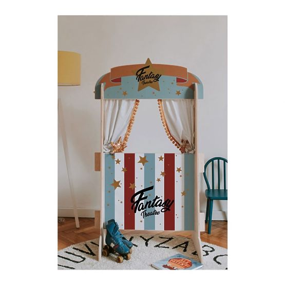 Children's theatre a shelf in one Fantasy Retro