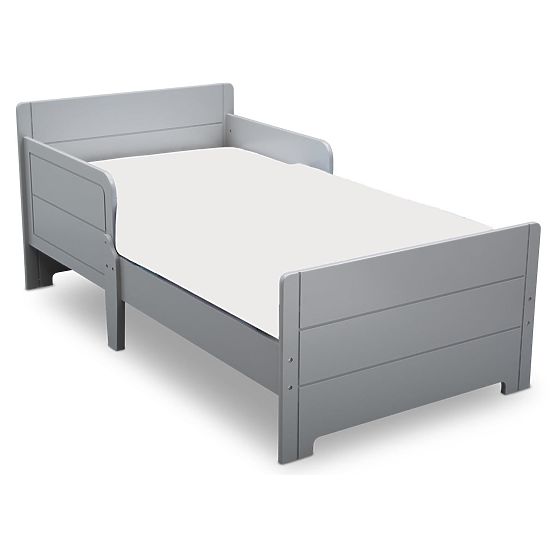 Children's wooden bed - grey