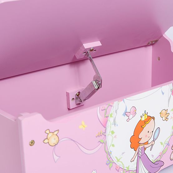 Children's wooden chest Princess