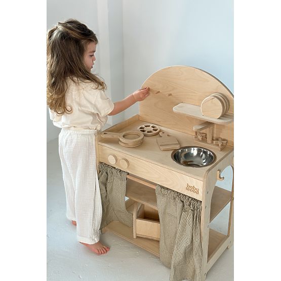 Children's Wooden Kitchen - Natural