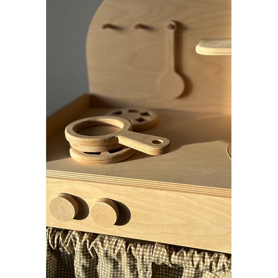 Children's Wooden Kitchen - Natural