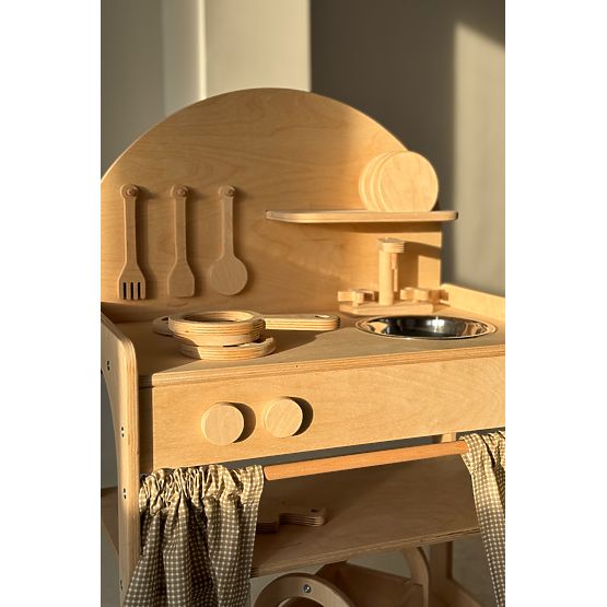 Children's Wooden Kitchen - Natural