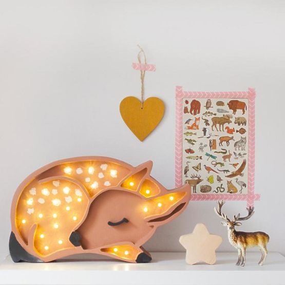 Children's wooden lamp Doe 