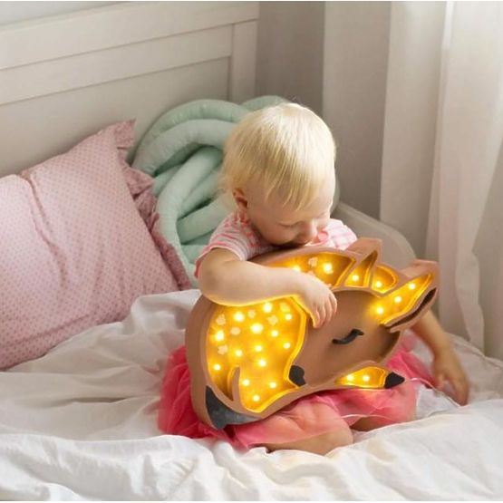 Children's wooden lamp Doe 
