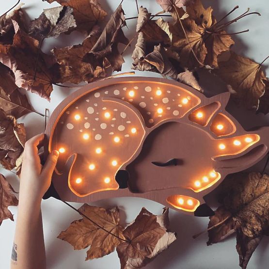 Children's wooden lamp Doe 