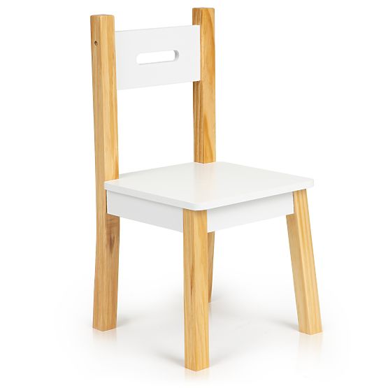 Children's Wooden Table with Chairs Natural