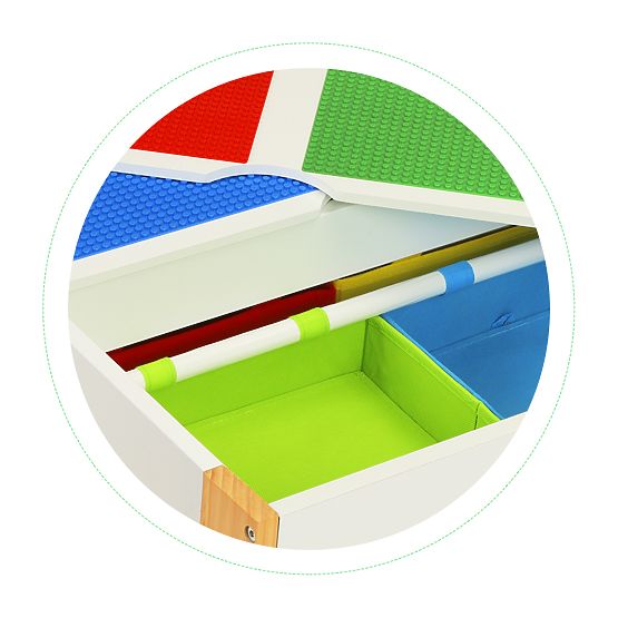 Children's Wooden Table with Chairs Creative