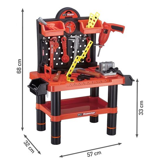 Children's Workshop with Tools Workbench 