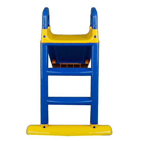 Children's slide Happy 140 cm - blue-yellow