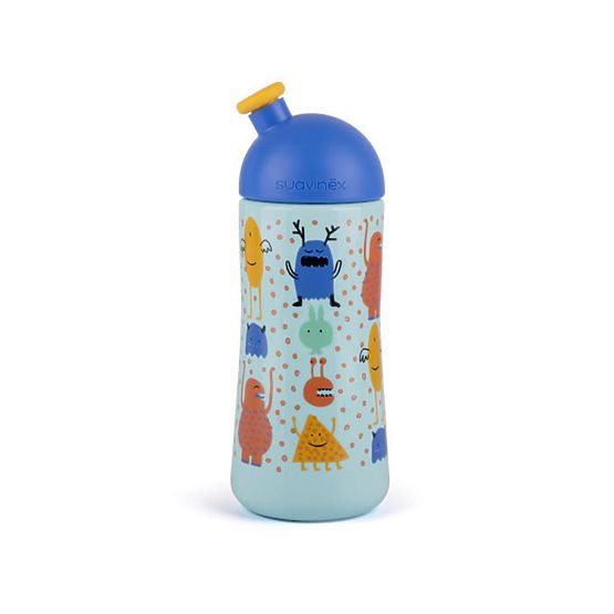 Children sports bottle Suavinex BOOO - blue 360 ml