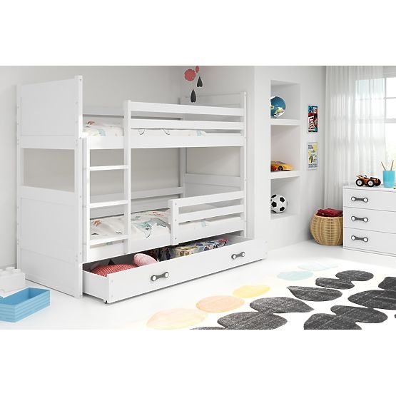 Children storey bed Rocky - white
