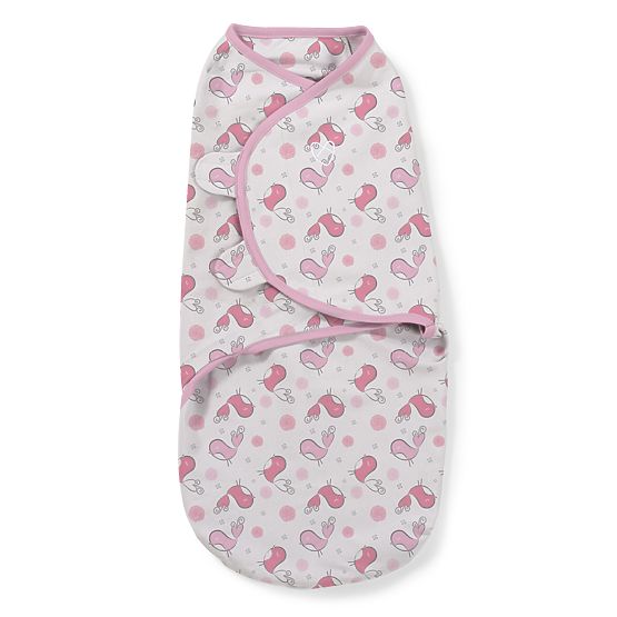 Children swaddle blanket SwaddleMe S pink / birds 2ks
